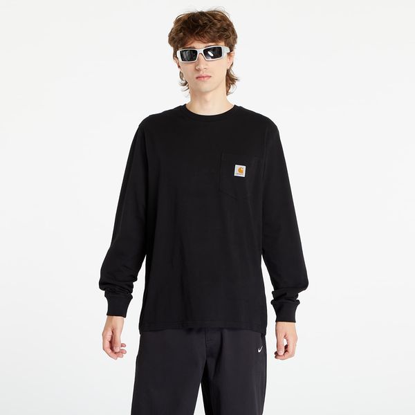 Carhartt WIP Majica Carhartt WIP Longsleeve Pocket T-Shirt UNISEX Black XS