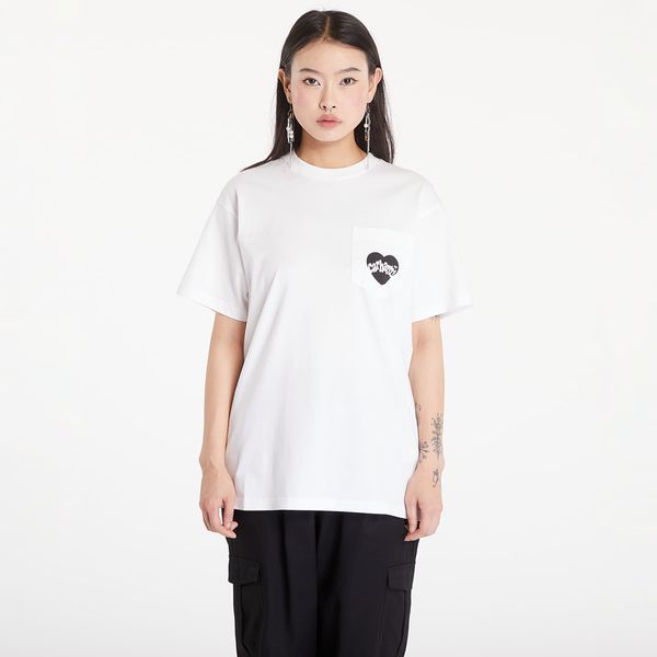 Carhartt WIP Majica Carhartt WIP Short Sleeve Amour Pocket T-Shirt UNISEX White/ Black XS