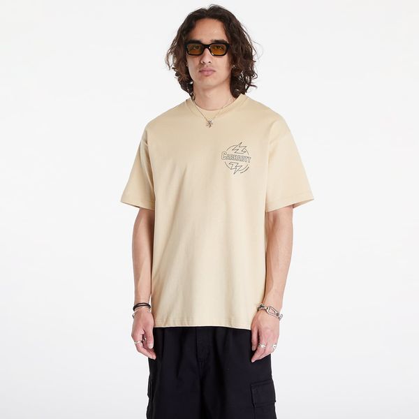 Carhartt WIP Majica Carhartt WIP S/S Ablaze T-Shirt UNISEX Cornsilk/ Air Force Blue XS