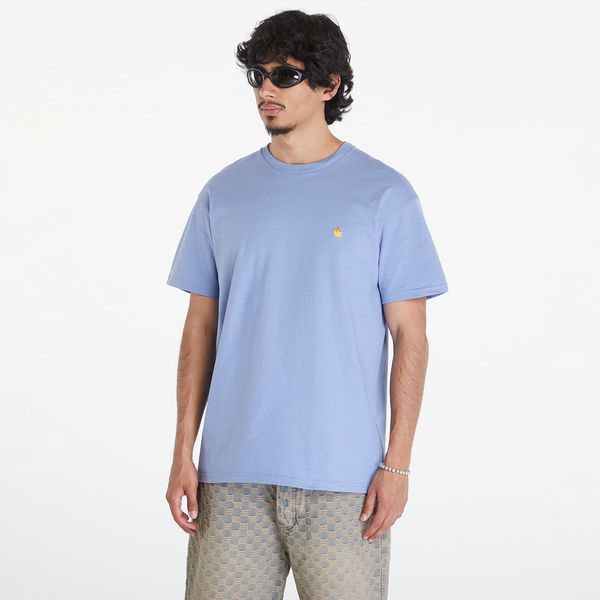 Carhartt WIP Majica Carhartt WIP S/S Chase T-Shirt UNISEX Charm Blue/ Gold L