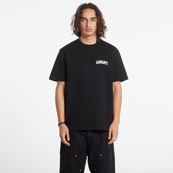 Carhartt WIP Majica Carhartt WIP S/S University Script T-Shirt Black/ White M