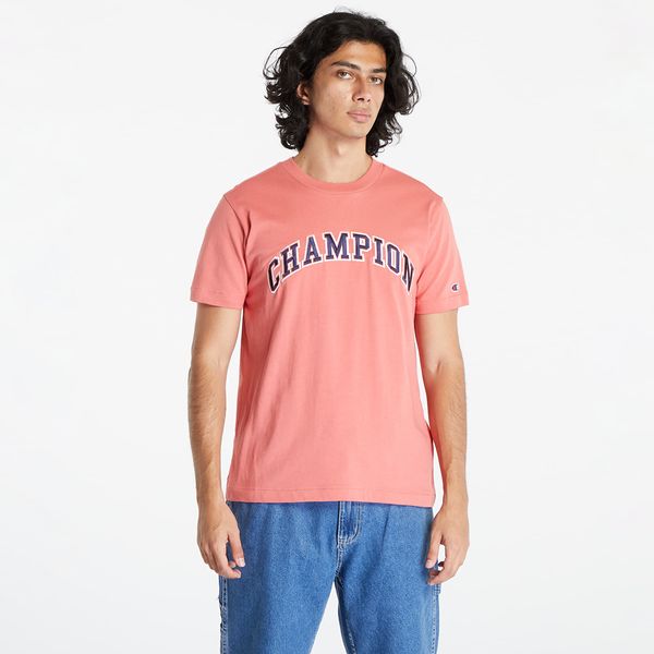 Champion Majica Champion Crewneck T-Shirt Pink XXL