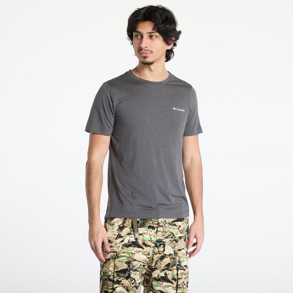 Columbia Majica Columbia Kwick Hike™ Back Graphic Shortsleeve Tee Black Heather/ Linear View Multi L