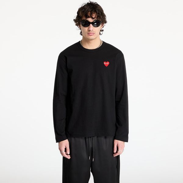 Comme des Garçons PLAY Majica Comme des Garçons PLAY Long Sleeve Tee UNISEX Black S