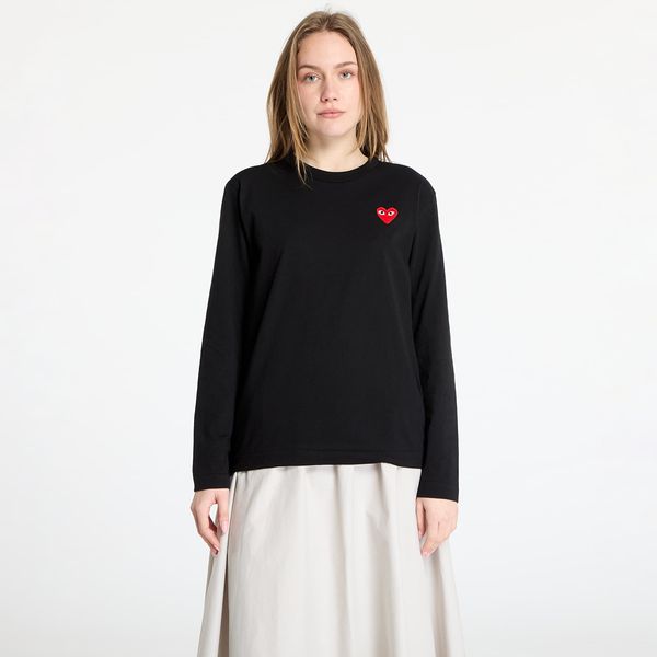 Comme des Garçons PLAY Majica Comme des Garçons PLAY Long Sleeve Tee UNISEX Black XS