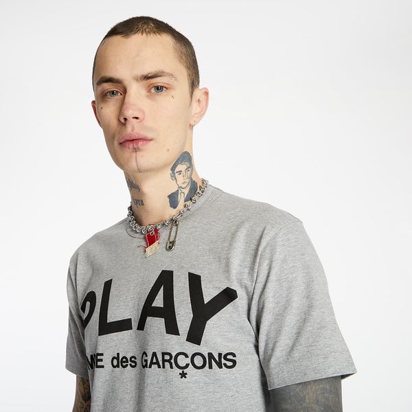 Comme des Garçons PLAY Majica Comme des Garcons PLAY Tee Grey XXL