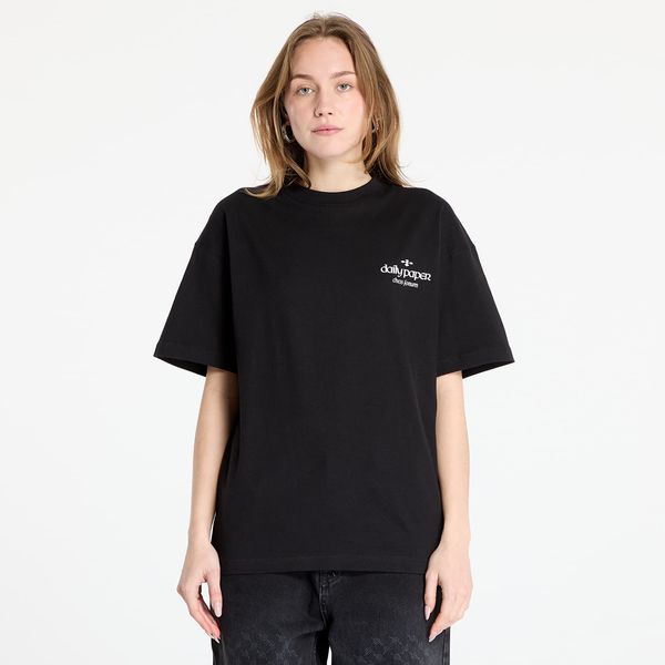 Daily Paper Majica Daily Paper Overlooked Short Sleeve T-Shirt UNISEX Black XS