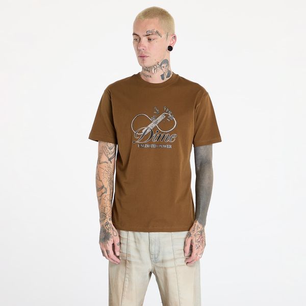 DIME Majica DIME Cursive Power T-Shirt UNISEX Dark Brown L