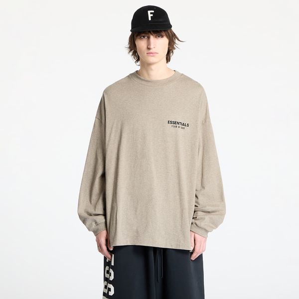 Fear of God Essentials Majica Fear Of God ESSENTIALS Jersey Long Sleeve T-Shirt Heather Gray L