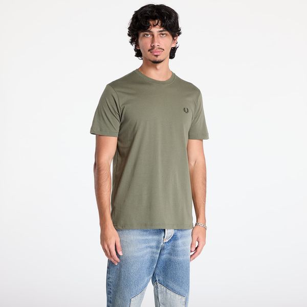 FRED PERRY Majica FRED PERRY Crew Neck T-Shirt Laurel Wreath Green/ Night Green L