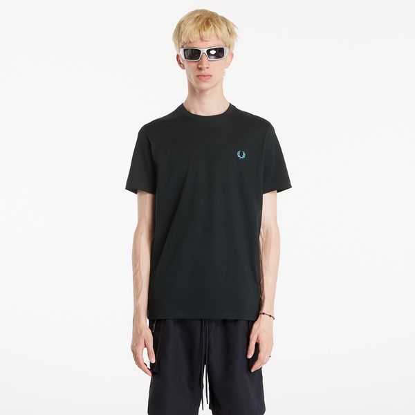 FRED PERRY Majica FRED PERRY Crew Neck T-Shirt Night Green/ Ocean L