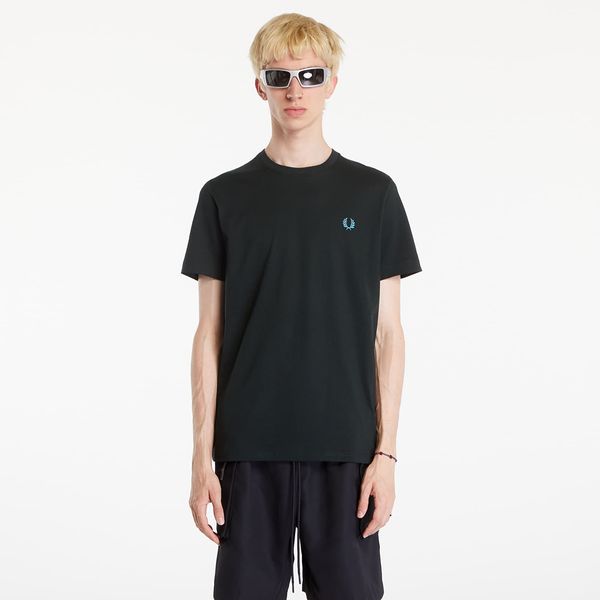 FRED PERRY Majica FRED PERRY Crew Neck T-Shirt Night Green/ Ocean S