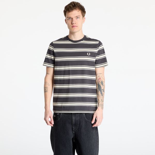 FRED PERRY Majica FRED PERRY Fine Stripe T-Shirt Anchor Grey XL