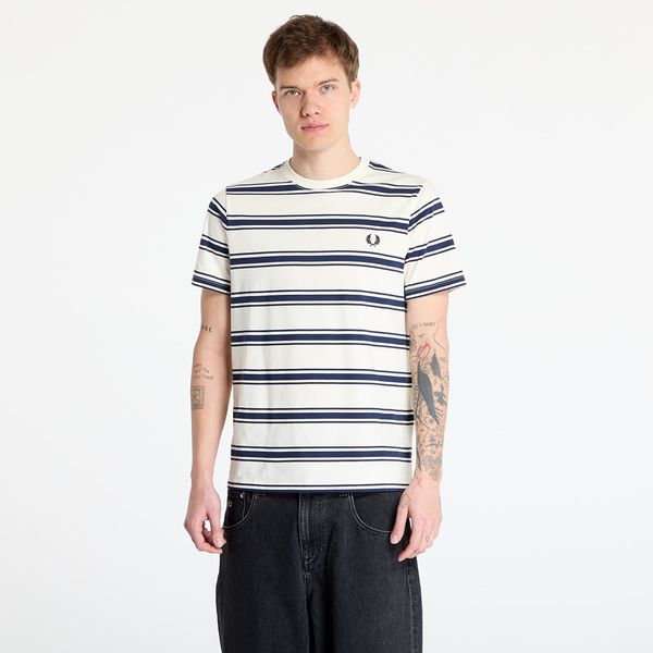 FRED PERRY Majica FRED PERRY Fine Stripe T-Shirt Ecru L