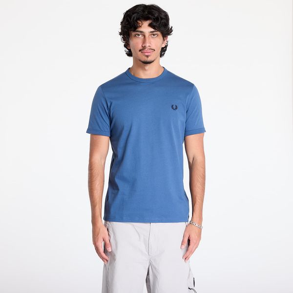 FRED PERRY Majica FRED PERRY Ringer T-Shirt Midnight Blue M