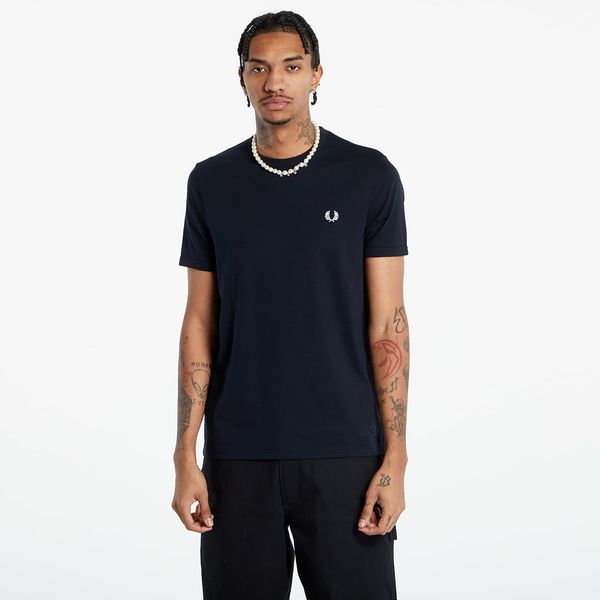 FRED PERRY Majica FRED PERRY Ringer T-Shirt Navy S