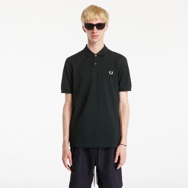 FRED PERRY Majica FRED PERRY The Polo Short Sleeve Tee Night Green/ Snow White L