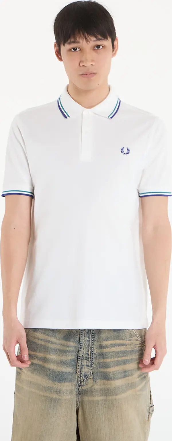 FRED PERRY Majica FRED PERRY Twin Tipped Fred Perry Shirt Snwh/ Depmn/ Sohec XL