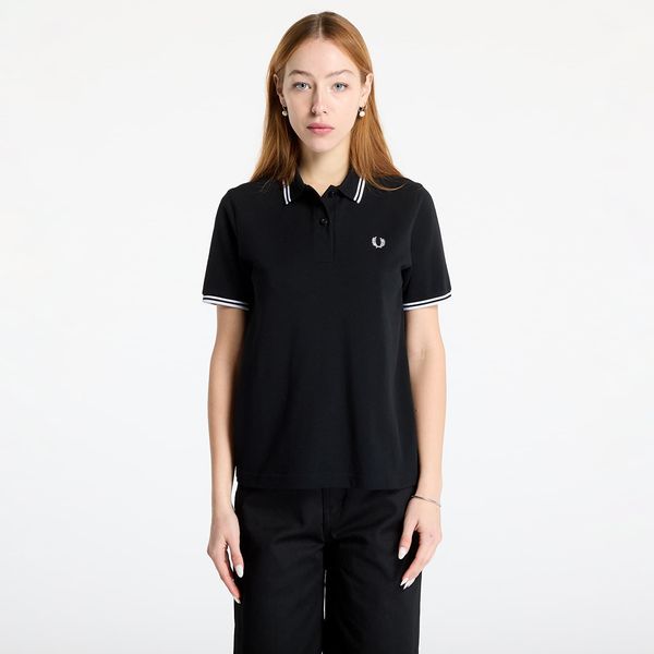 FRED PERRY Majica FRED PERRY Twin Tipped Polo Shirt Black 10