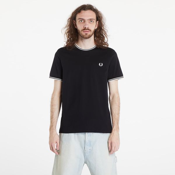 FRED PERRY Majica FRED PERRY Twin Tipped T-Shirt Black M