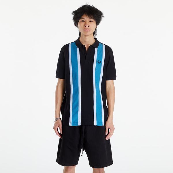 FRED PERRY Majica FRED PERRY Woven Mesh Relaxed Polo Black L