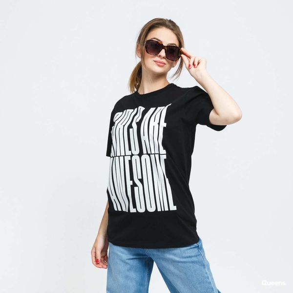 Girls Are Awesome Majica Girls Are Awesome Stand Tall Tee ÄŤernĂ© XS