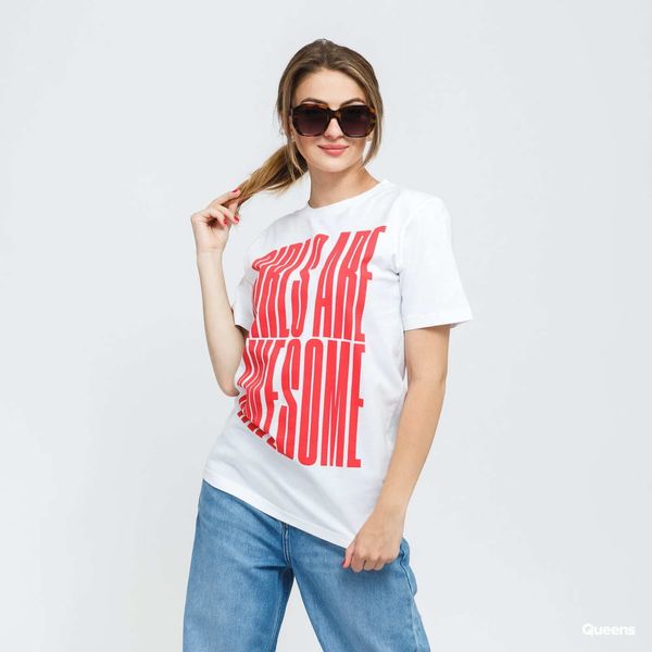 Girls Are Awesome Majica Girls Are Awesome Stand Tall Tee White XS