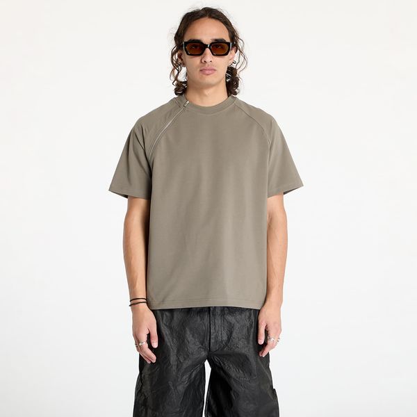 HELIOT EMIL Majica HELIOT EMIL Sequence Zip T-Shirt UNISEX Dusty Green XXL