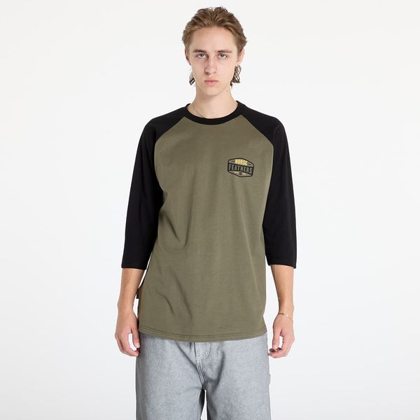 Horsefeathers Majica Horsefeathers Hexagon II Raglan T-Shirt Burnt Olive L