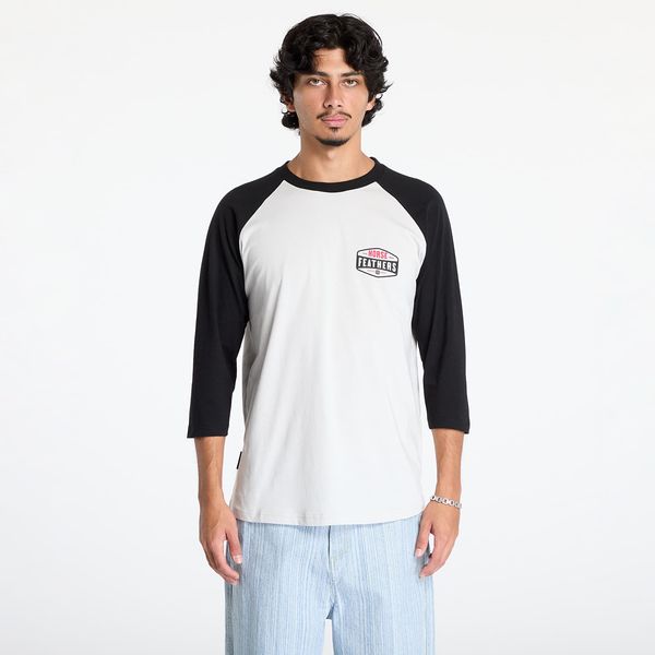 Horsefeathers Majica Horsefeathers Hexagon II Raglan T-Shirt Cement L