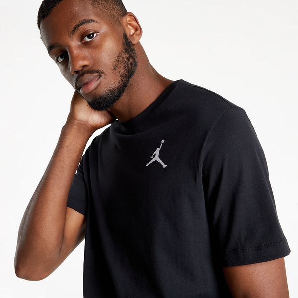 Jordan Majica Jordan M J Jumpman Emb Ss Crew Black/White XXXL-T