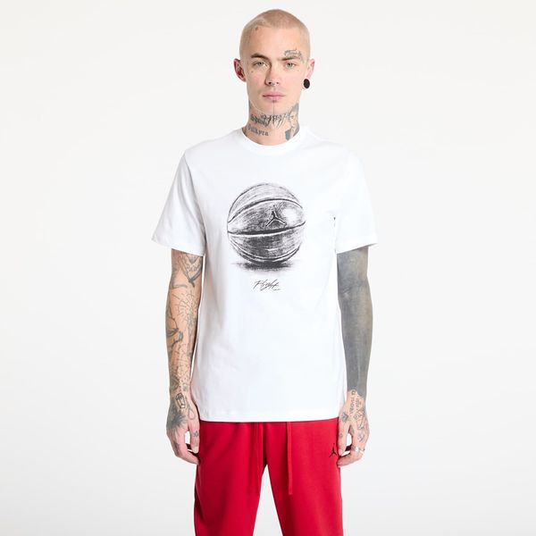 Jordan Majica Jordan Men's T-Shirt White/ Black XS