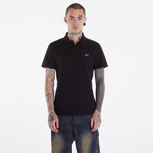 LACOSTE Majica LACOSTE Men's S/S Polo Black L