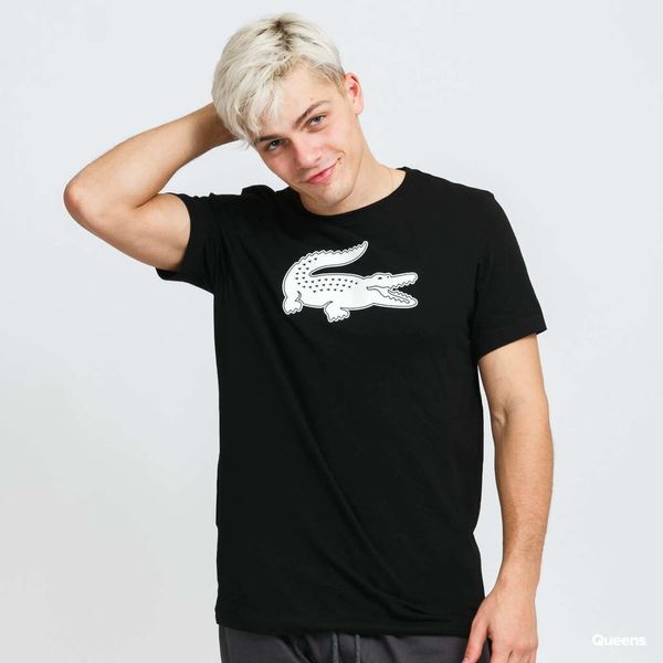 LACOSTE Majica LACOSTE Print Crocodile Tee Black M