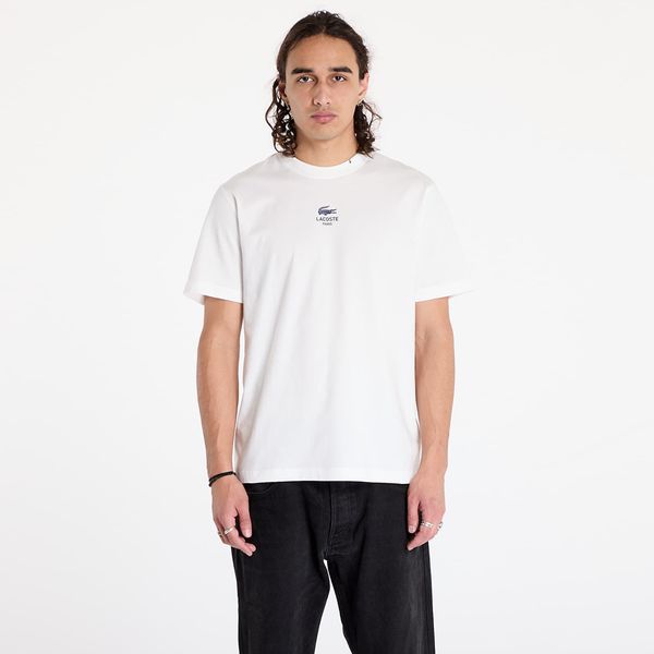 LACOSTE Majica LACOSTE Signature Print Cotton T-shirt Flour L