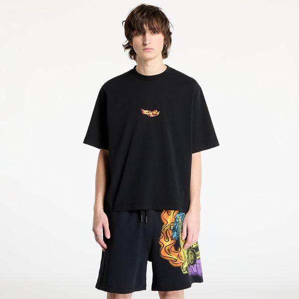 Marcelo Burlon Majica Marcelo Burlon County Flame Boxy T-Shirt Black/ Red XS