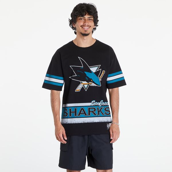 Mitchell & Ness Majica Mitchell & Ness NHL Fashion Oversized SS Tee Current Logo San Jose Sharks Black L