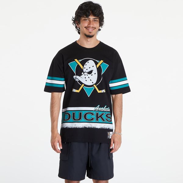 Mitchell & Ness Majica Mitchell & Ness NHL Fashion Oversized SS Tee Vintage Logo Anaheim Ducks Black M