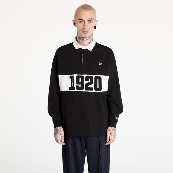 New Era Majica New Era Drop Shoulder Rugby Shirt UNISEX Black L