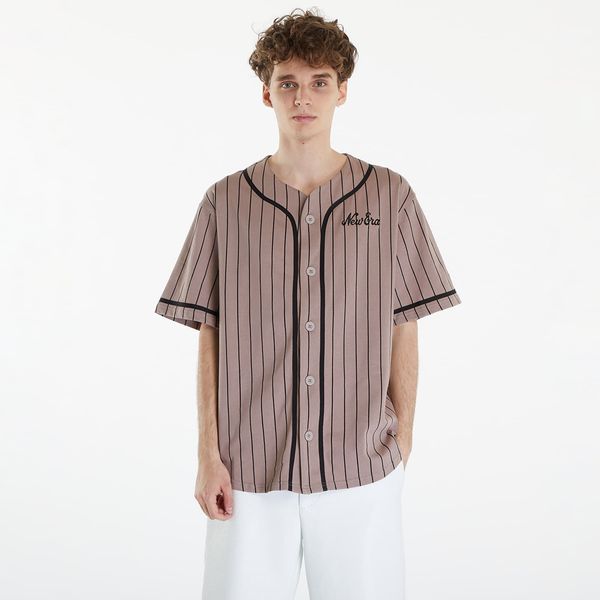 New Era Majica New Era Pinstripe Jersey Ash Brown/ Black M