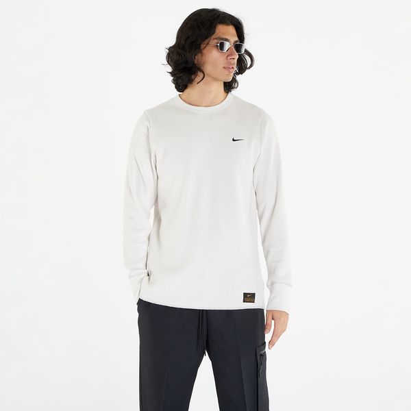 Nike Majica Nike Life Men's Long Sleeve Heavyweight Waffle Top Phantom/ Light Iron Ore/ Black L