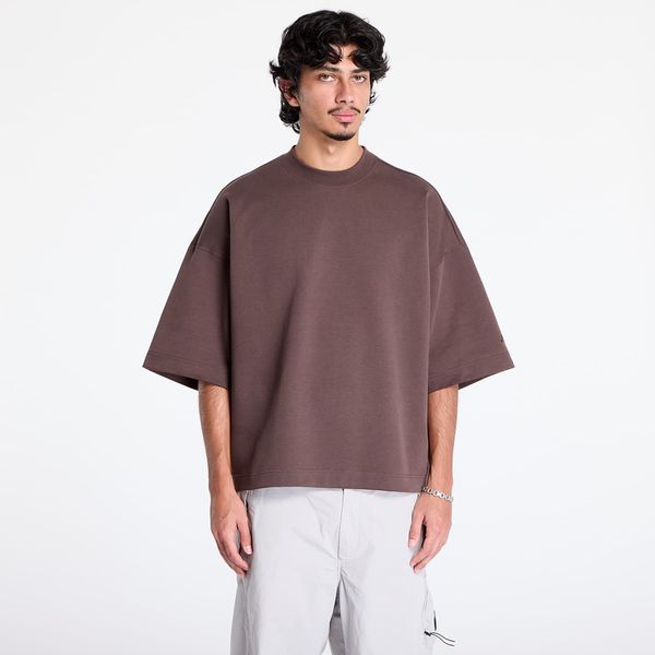 Nike Majica Nike M Tech Fleece Short Sleeve Tee Baroque Brown/ Baroque Brown M