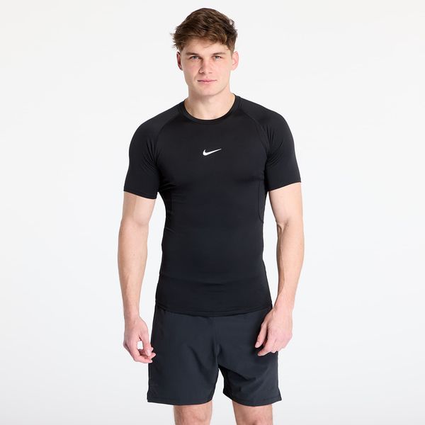 Nike Majica Nike Pro Men's Dri-FIT Tight Short-Sleeve Fitness Top Black/ White L