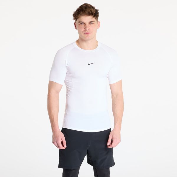 Nike Majica Nike Pro Men's Dri-FIT Tight Short-Sleeve Fitness Top White/ Black M