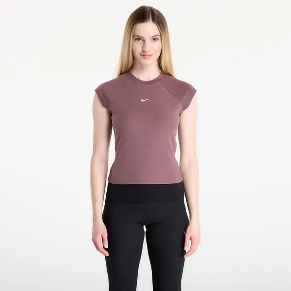 Nike Majica Nike Sportswear Chill Knit Women's Tight Short-Sleeve Ribbed Top Tattoo/ Sail XS