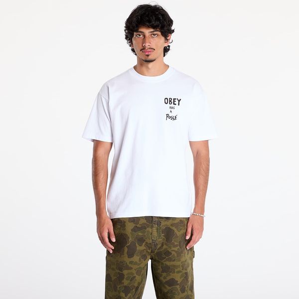 OBEY Clothing Majica OBEY Obey Has A Posse T-Shirt White L