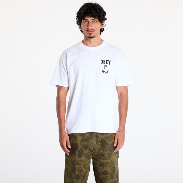 OBEY Clothing Majica OBEY Obey Has A Posse T-Shirt White XL