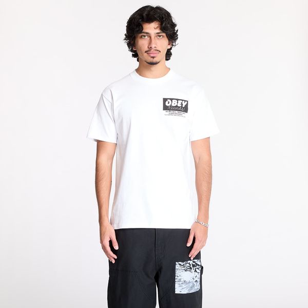 OBEY Clothing Majica OBEY Obey Records T-Shirt White L