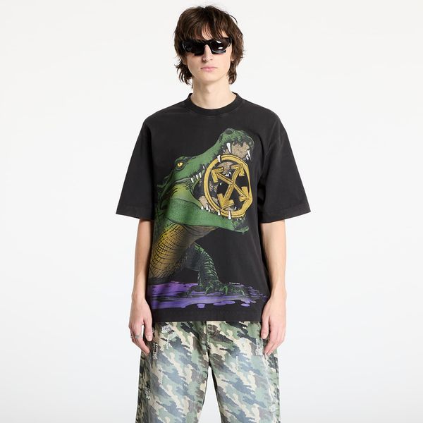 Off-White Majica Off-White Big Croco Skate S/S Tee Vintage Black L