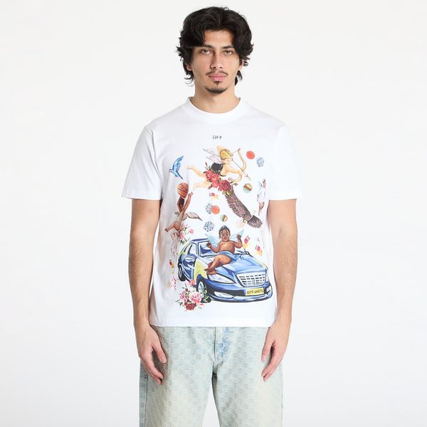 Off-White Majica Off-White Fresco Car Slim S/S Tee White/ Black L